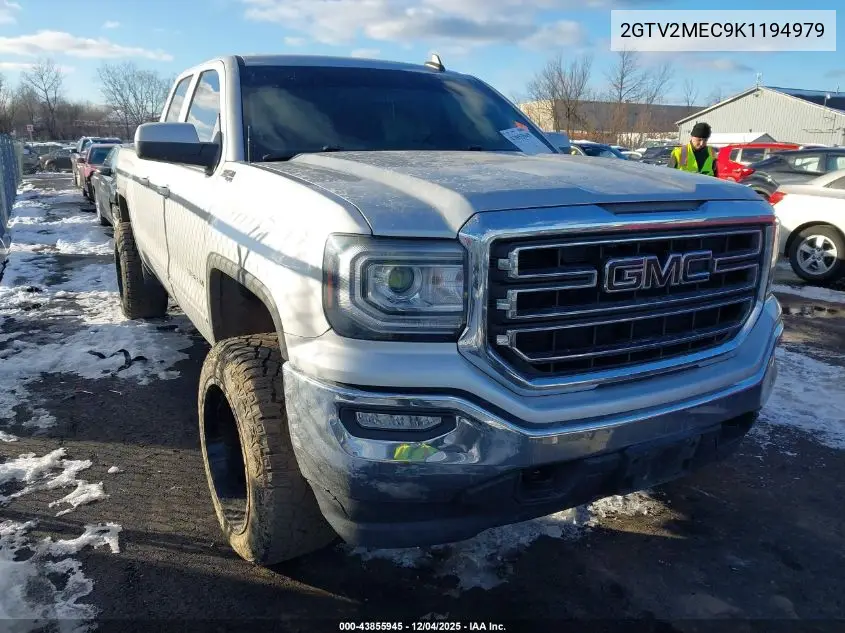 2GTV2MEC9K1194979 2019 GMC Sierra 1500 Limited Sle