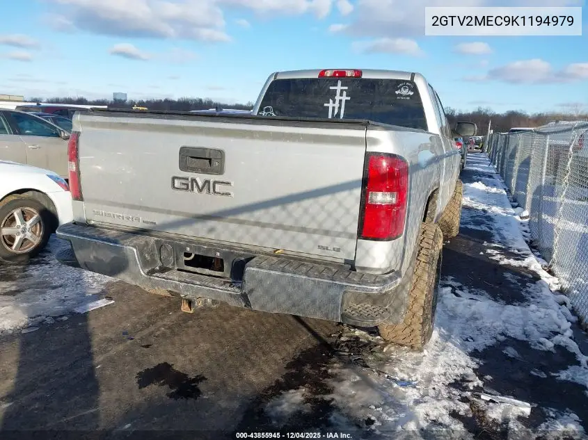 2GTV2MEC9K1194979 2019 GMC Sierra 1500 Limited Sle