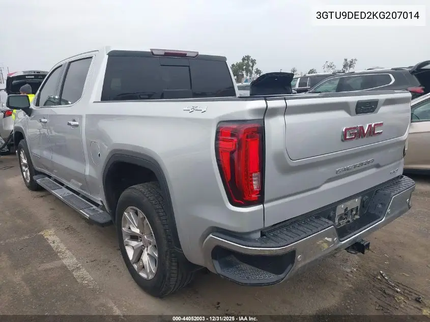 3GTU9DED2KG207014 2019 GMC Sierra 1500 Slt