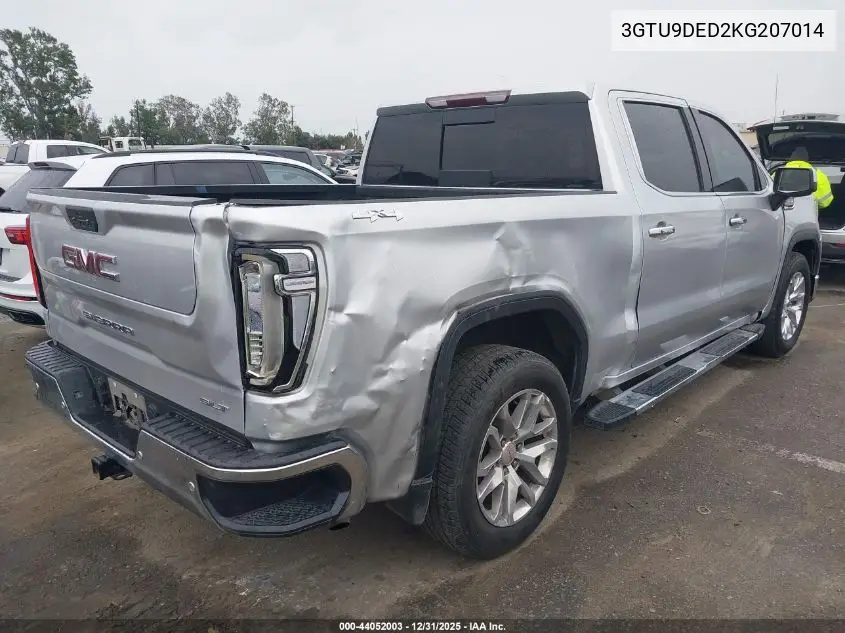 3GTU9DED2KG207014 2019 GMC Sierra 1500 Slt
