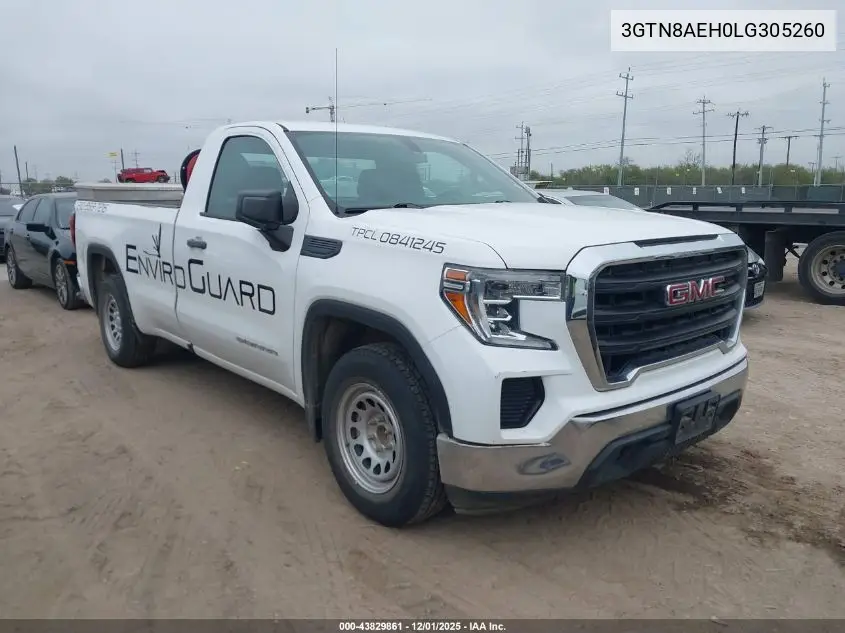 3GTN8AEH0LG305260 2020 GMC Sierra 1500 2Wd Long Box