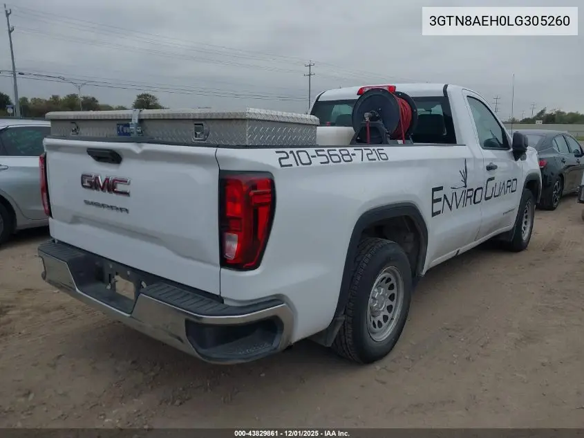3GTN8AEH0LG305260 2020 GMC Sierra 1500 2Wd Long Box