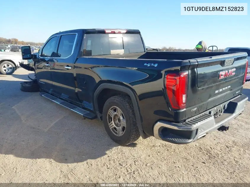 1GTU9DEL8MZ152823 2021 GMC Sierra 1500 4Wd Standard Box Slt