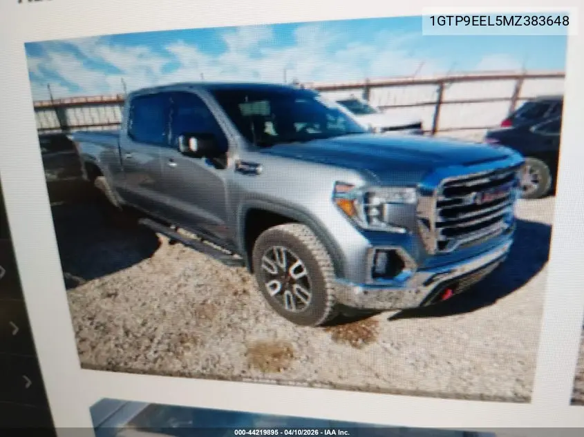 1GTP9EEL5MZ383648 2021 GMC Sierra 1500 4Wd Short Box At4