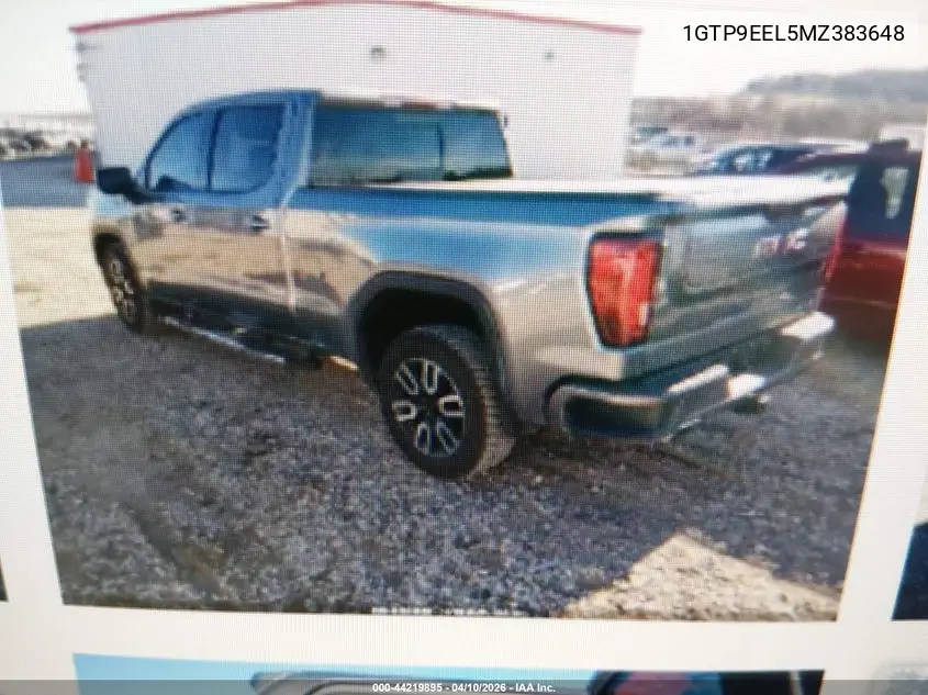 1GTP9EEL5MZ383648 2021 GMC Sierra 1500 4Wd Short Box At4