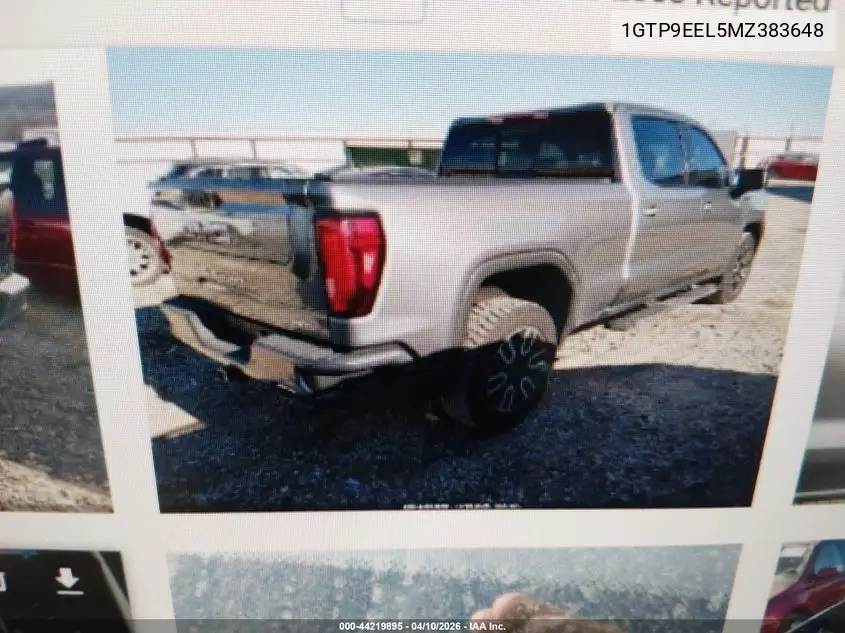 1GTP9EEL5MZ383648 2021 GMC Sierra 1500 4Wd Short Box At4