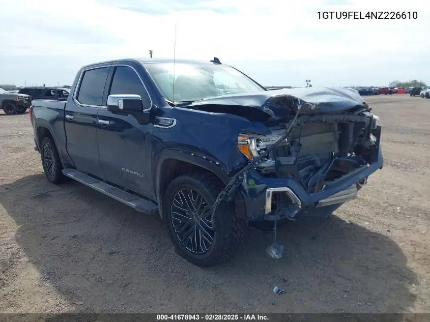 1GTU9FEL4NZ226610 2022 GMC Sierra 1500 Limited 4Wd Short Box Denali