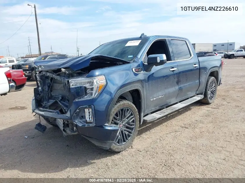 1GTU9FEL4NZ226610 2022 GMC Sierra 1500 Limited 4Wd Short Box Denali
