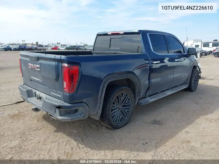 1GTU9FEL4NZ226610 2022 GMC Sierra 1500 Limited 4Wd Short Box Denali
