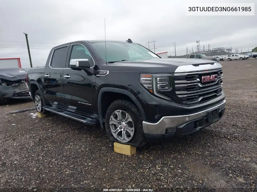 3GTUUDED3NG661985 2022 GMC Sierra 1500 Slt