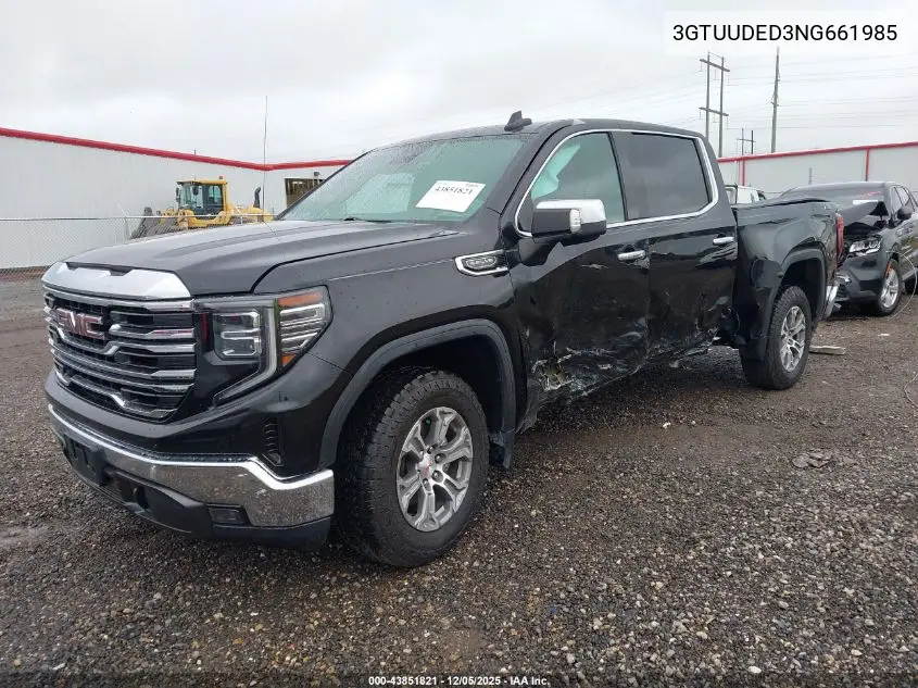 3GTUUDED3NG661985 2022 GMC Sierra 1500 Slt
