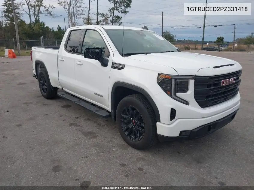 1GTRUCED2PZ331418 2023 GMC Sierra 1500 4Wd Standard Box Elevation With 3Sb