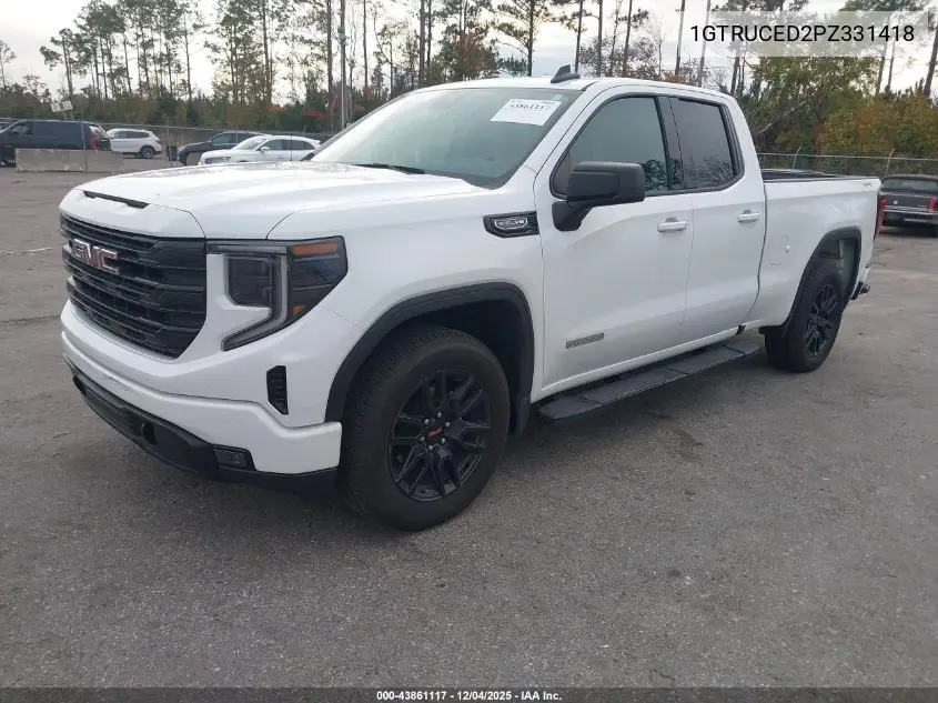 1GTRUCED2PZ331418 2023 GMC Sierra 1500 4Wd Standard Box Elevation With 3Sb