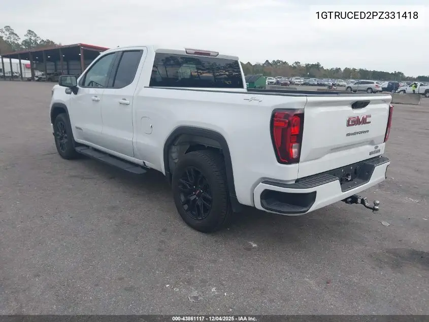 1GTRUCED2PZ331418 2023 GMC Sierra 1500 4Wd Standard Box Elevation With 3Sb