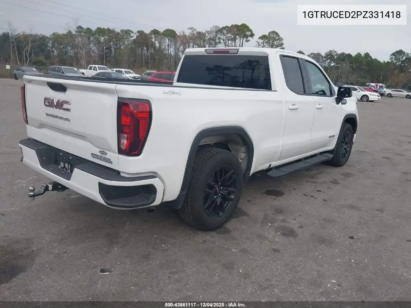 1GTRUCED2PZ331418 2023 GMC Sierra 1500 4Wd Standard Box Elevation With 3Sb