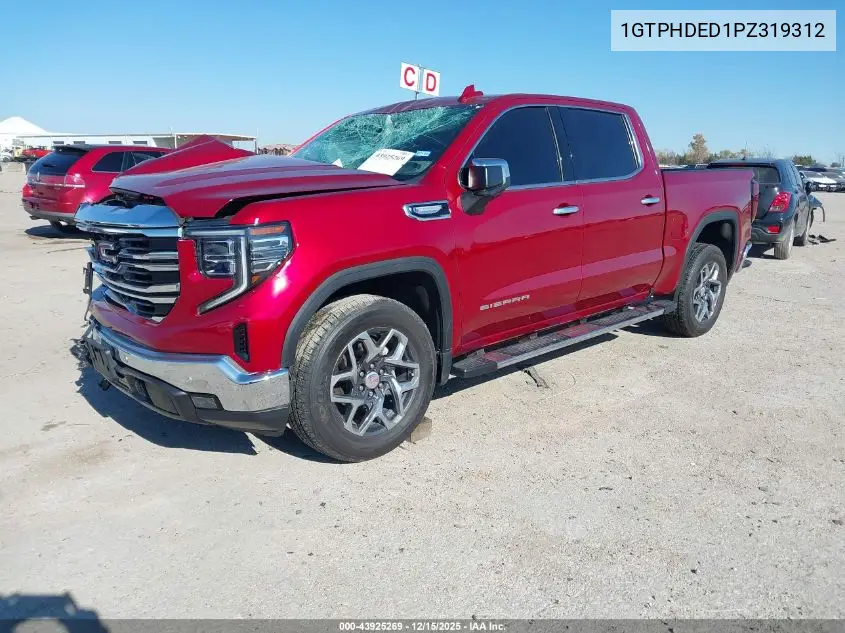1GTPHDED1PZ319312 2023 GMC Sierra 1500 2Wd Short Box Slt