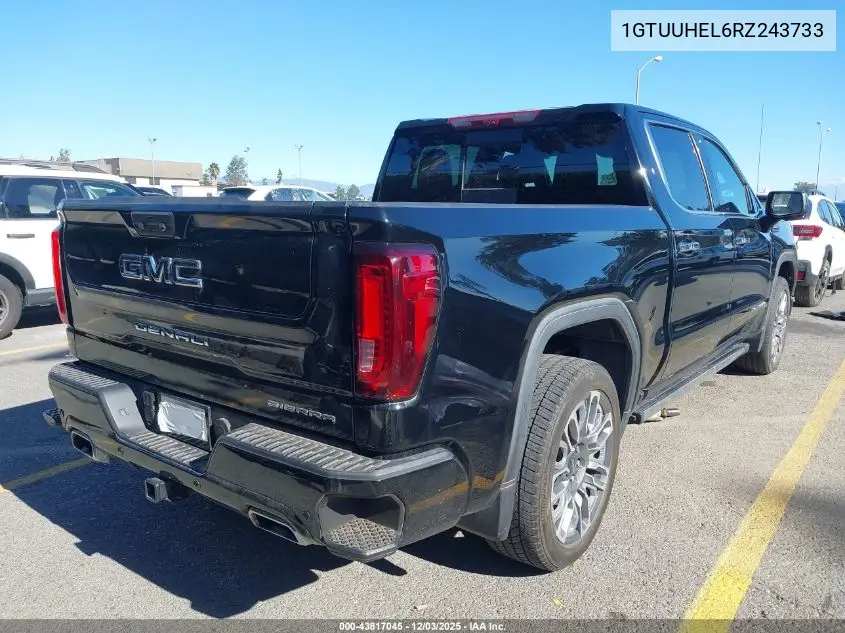 1GTUUHEL6RZ243733 2024 GMC Sierra 1500 4Wd Short Box Denali Ultimate