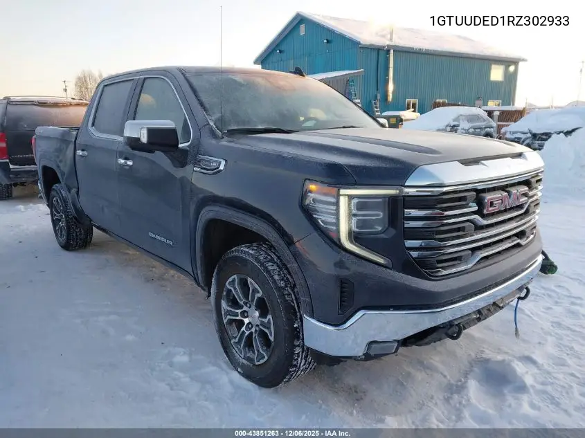 1GTUUDED1RZ302933 2024 GMC Sierra 1500 4Wd Short Box Slt