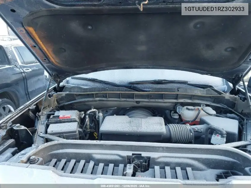 1GTUUDED1RZ302933 2024 GMC Sierra 1500 4Wd Short Box Slt