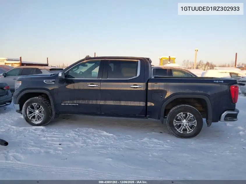 1GTUUDED1RZ302933 2024 GMC Sierra 1500 4Wd Short Box Slt