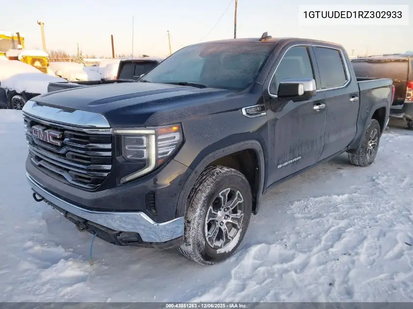 1GTUUDED1RZ302933 2024 GMC Sierra 1500 4Wd Short Box Slt