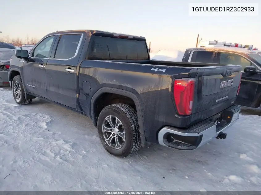 1GTUUDED1RZ302933 2024 GMC Sierra 1500 4Wd Short Box Slt