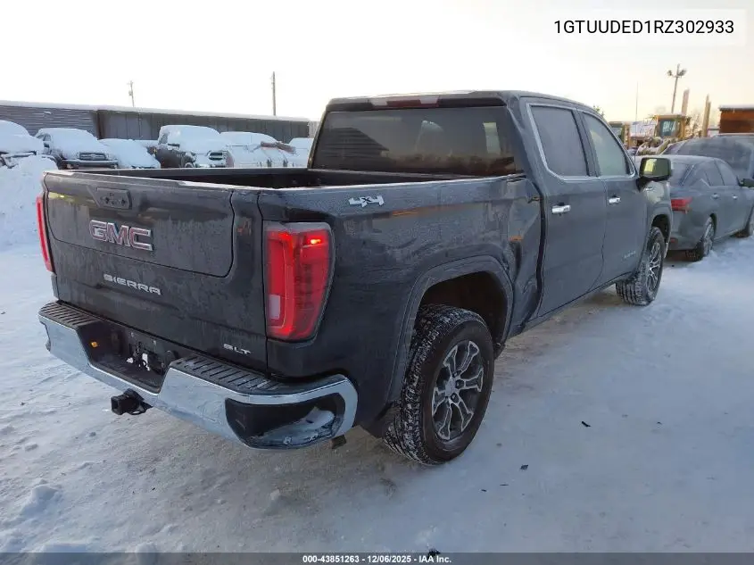 1GTUUDED1RZ302933 2024 GMC Sierra 1500 4Wd Short Box Slt