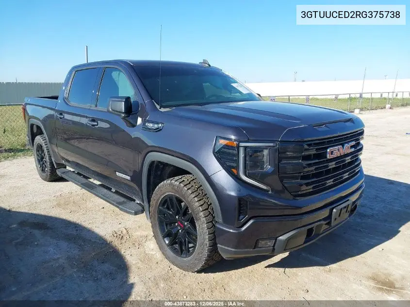 3GTUUCED2RG375738 2024 GMC Sierra 1500 4Wd Short Box Elevation With 3Sb