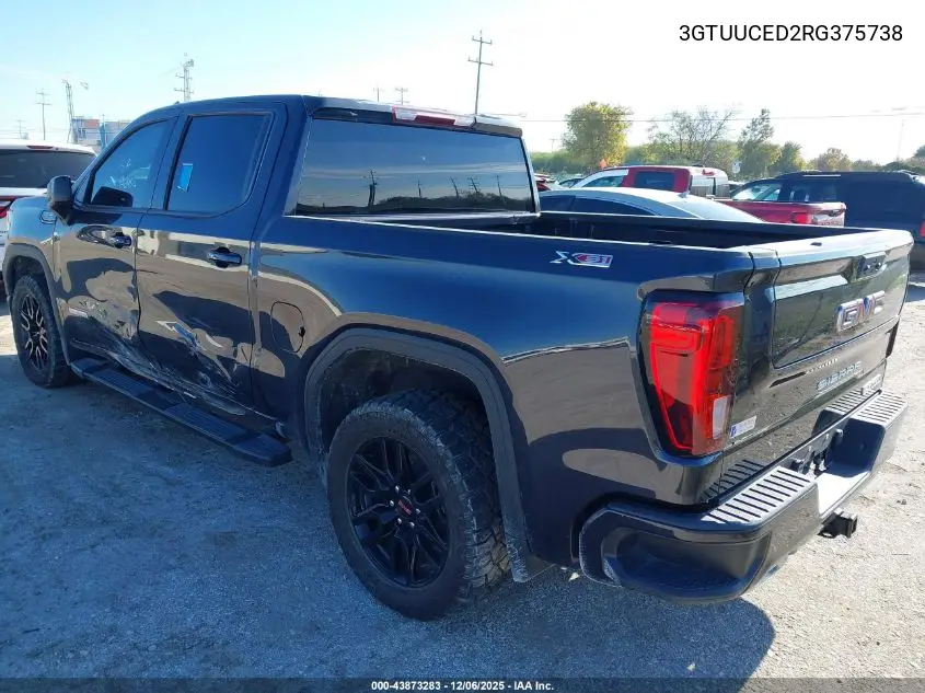 3GTUUCED2RG375738 2024 GMC Sierra 1500 4Wd Short Box Elevation With 3Sb