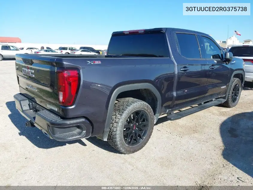 3GTUUCED2RG375738 2024 GMC Sierra 1500 4Wd Short Box Elevation With 3Sb
