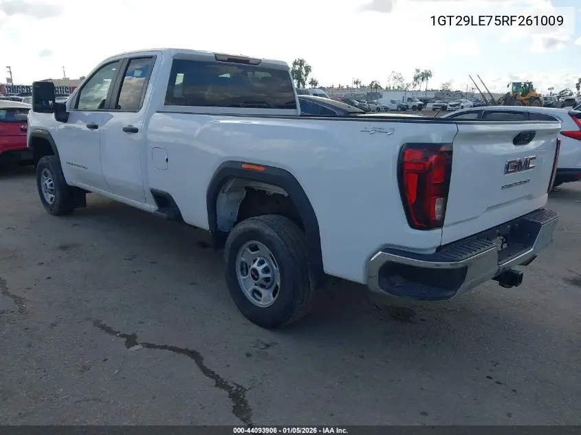 1GT29LE75RF261009 2024 GMC Sierra 2500Hd 4Wd Long Bed Pro