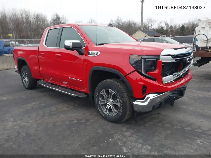 1GTRUBED4SZ138027 2025 GMC Sierra 1500 4Wd Standard Box Sle