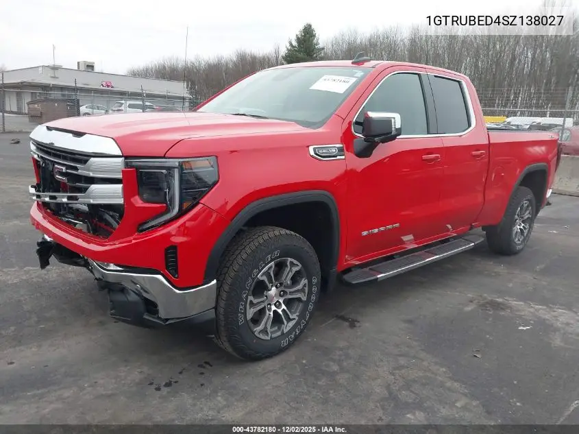 1GTRUBED4SZ138027 2025 GMC Sierra 1500 4Wd Standard Box Sle