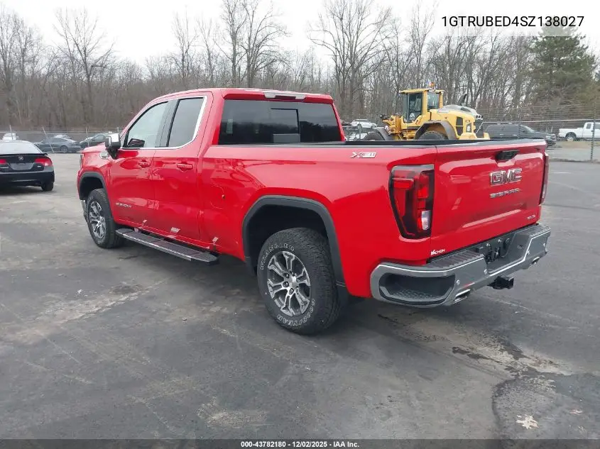 1GTRUBED4SZ138027 2025 GMC Sierra 1500 4Wd Standard Box Sle