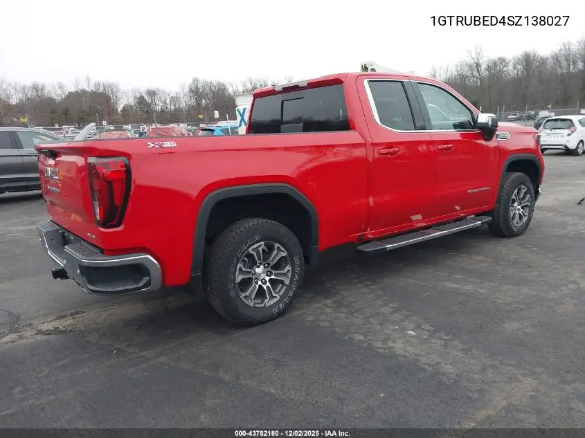 1GTRUBED4SZ138027 2025 GMC Sierra 1500 4Wd Standard Box Sle