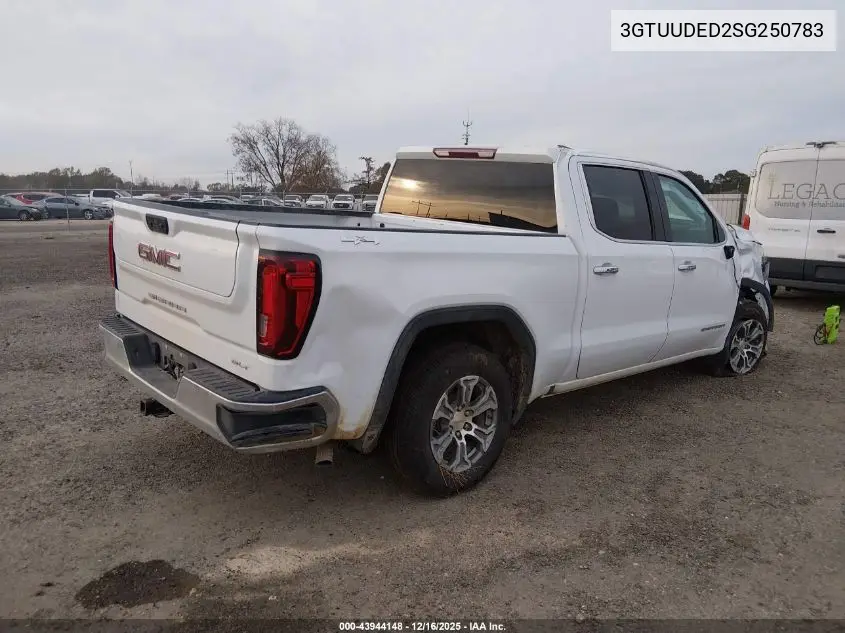 3GTUUDED2SG250783 2025 GMC Sierra 1500 4Wd Short Box Slt
