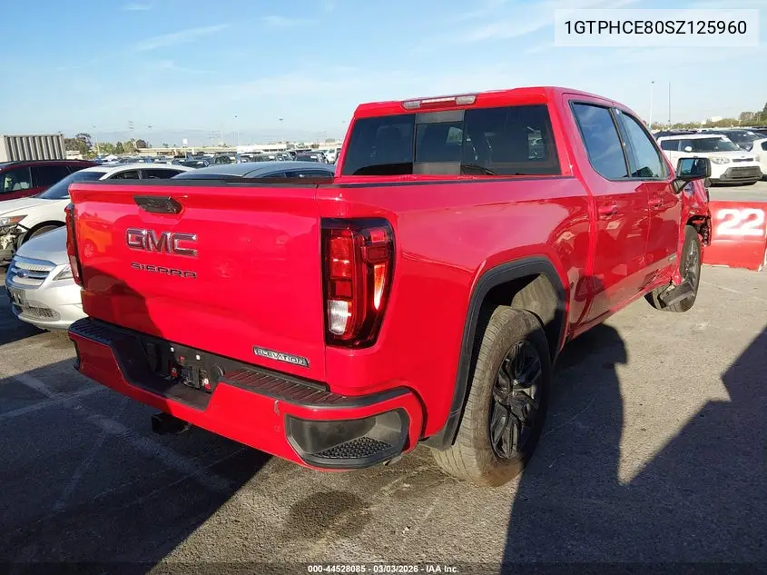 1GTPHCE80SZ125960 2025 GMC Sierra 1500 2Wd Short Box Elevation