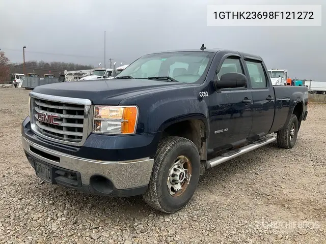 1GTHK23698F121272 2008 GMC Sierra 2500 Hd 2008 GMC Sierra 2500Hd 4X4 Crew Cab Pickup