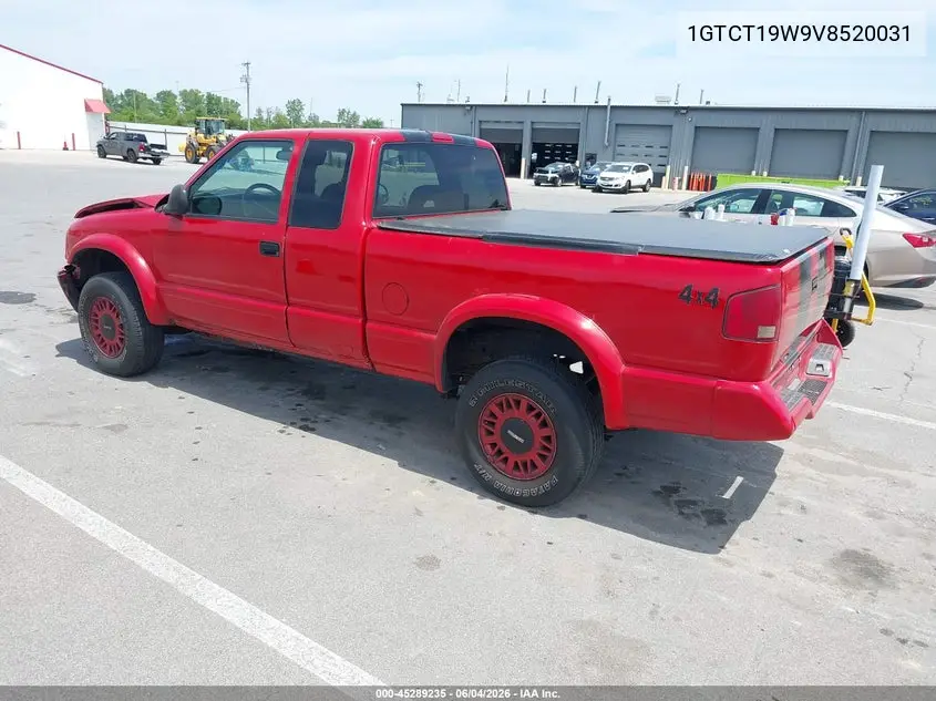 1997 GMC Sonoma Sls Wideside VIN: 1GTCT19W9V8520031 Lot: 45289235
