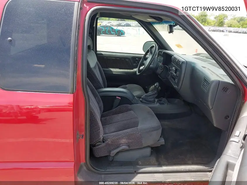 1997 GMC Sonoma Sls Wideside VIN: 1GTCT19W9V8520031 Lot: 45289235