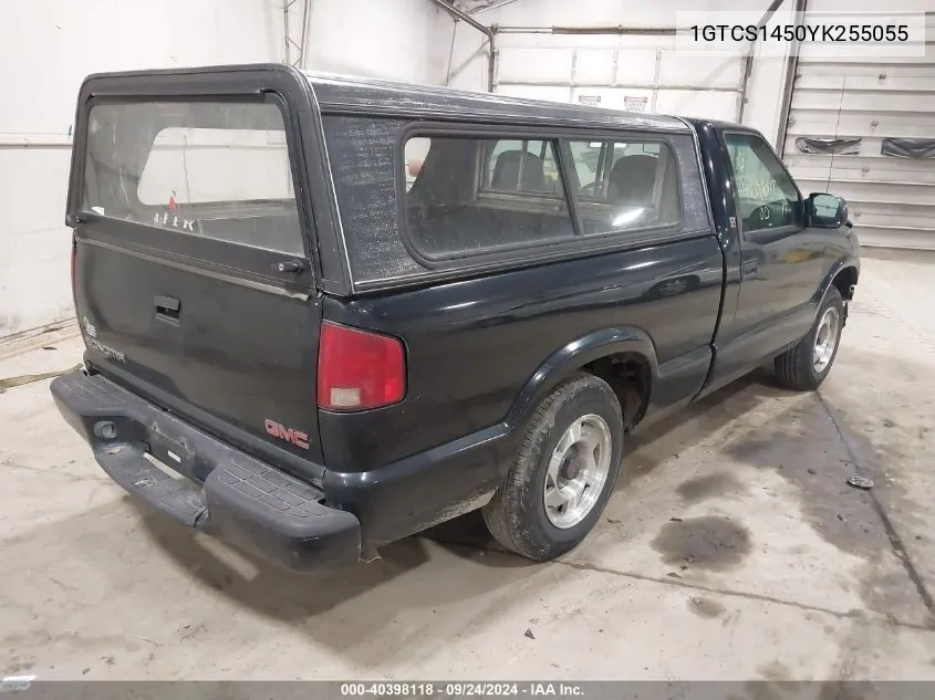 1GTCS1450YK255055 2000 GMC Sonoma Sls