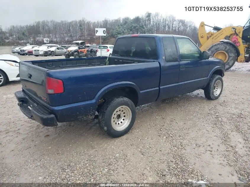 1GTDT19X538253755 2003 GMC Sonoma Sls