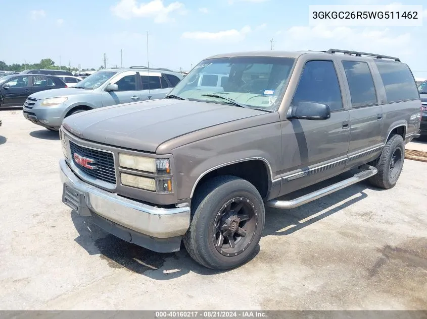 3GKGC26R5WG511462 1998 GMC Suburban 2500 Sl