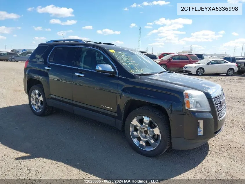 2010 GMC Terrain Slt VIN: 2CTFLJEYXA6336998 Lot: 12023005