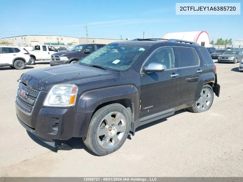 2010 GMC Terrain VIN: 2CTFLJEY1A6385720 Lot: 12058721