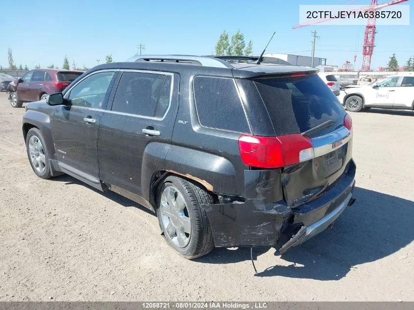 2010 GMC Terrain VIN: 2CTFLJEY1A6385720 Lot: 12058721