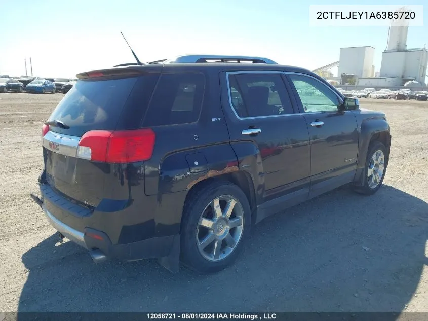 2010 GMC Terrain VIN: 2CTFLJEY1A6385720 Lot: 12058721