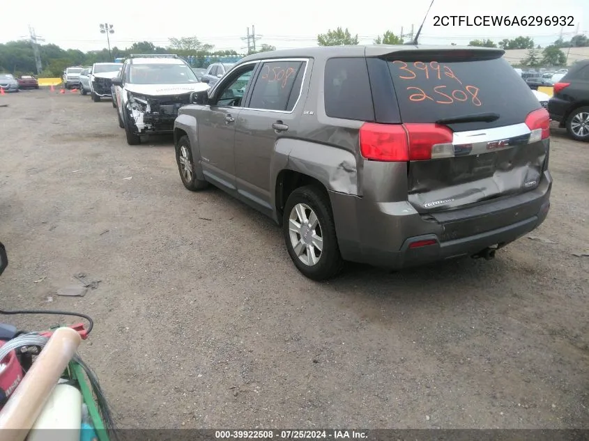 2010 GMC Terrain Sle-1 VIN: 2CTFLCEW6A6296932 Lot: 40432594