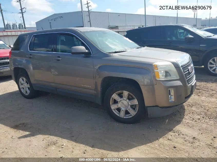 2CTALBEW6A6290679 2010 GMC Terrain Sle-1