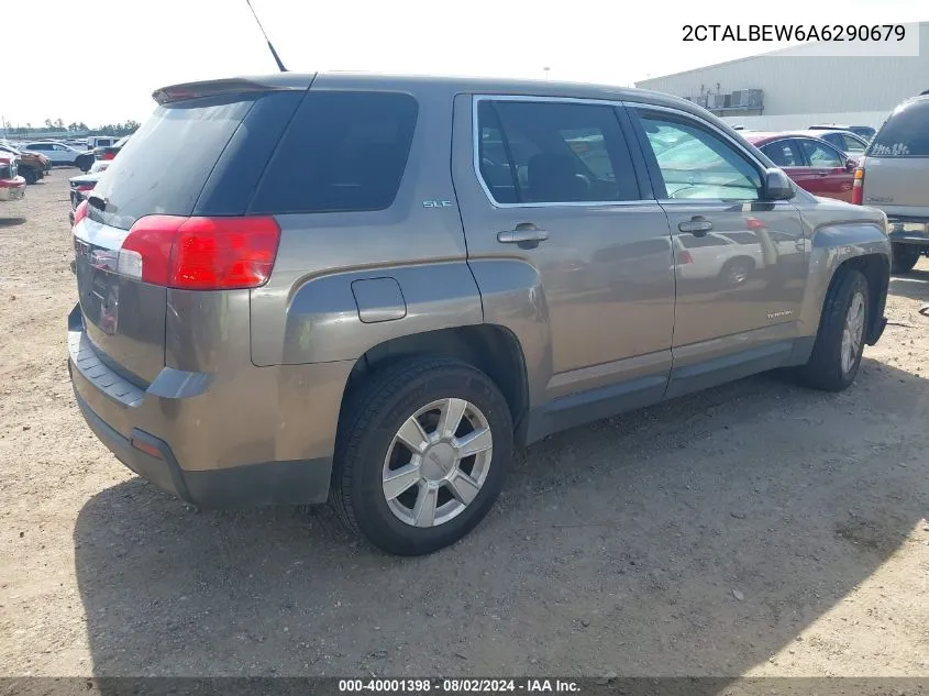 2CTALBEW6A6290679 2010 GMC Terrain Sle-1